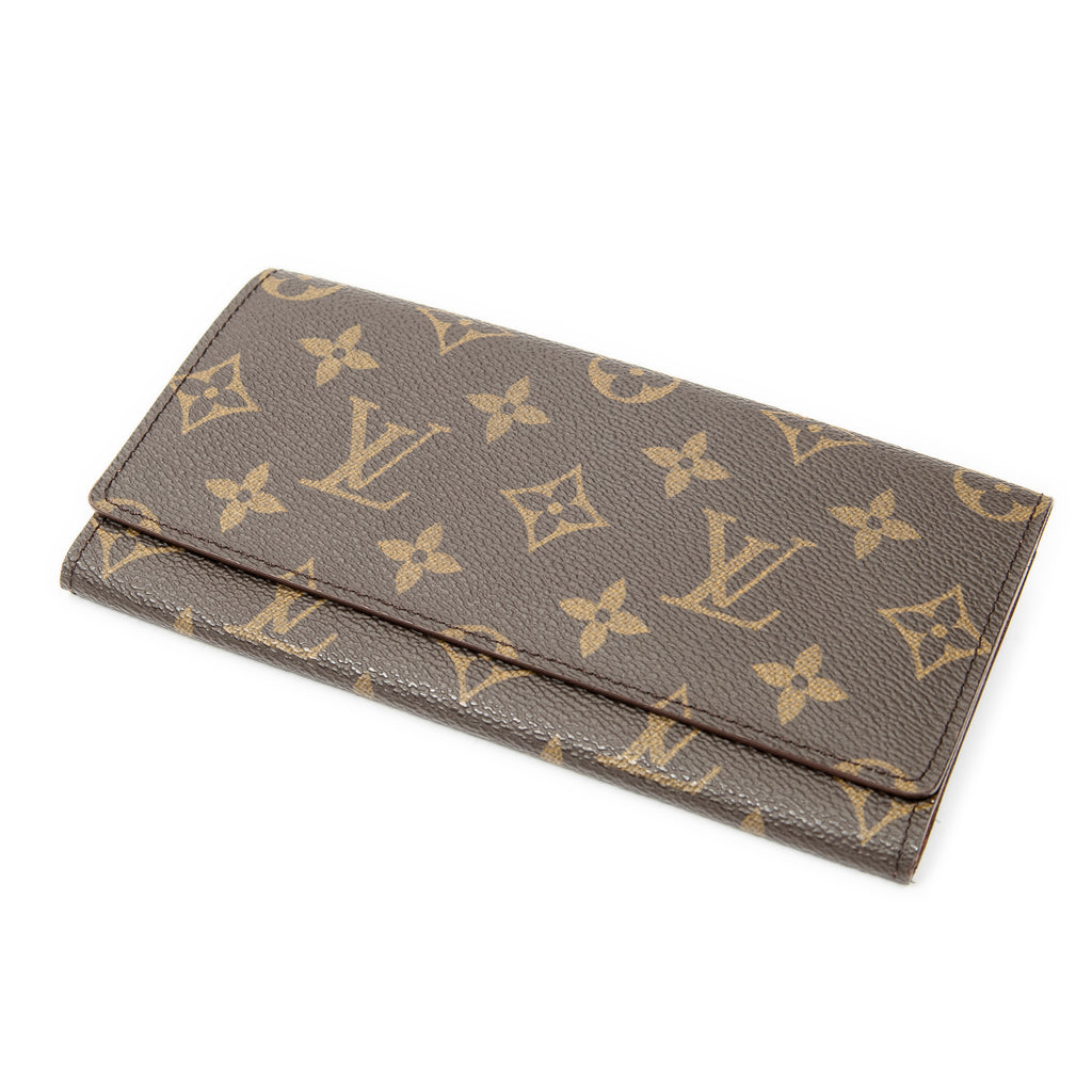 Wallet Porte Yen 3 Cartes Credit Brown Monogram Canvas