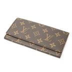 Wallet Porte Yen 3 Cartes Credit Brown Monogram Canvas