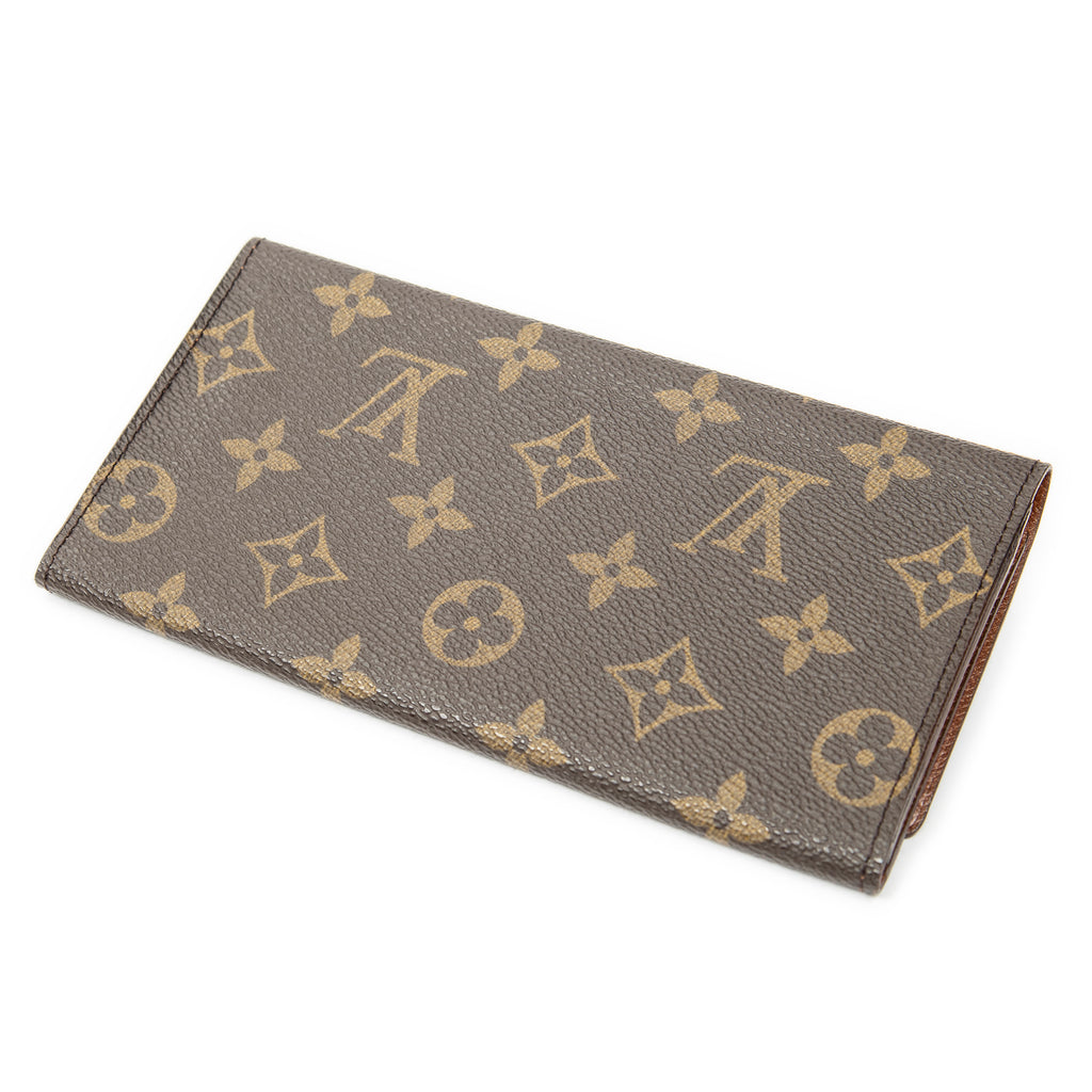 Wallet Porte Yen 3 Cartes Credit Brown Monogram Canvas