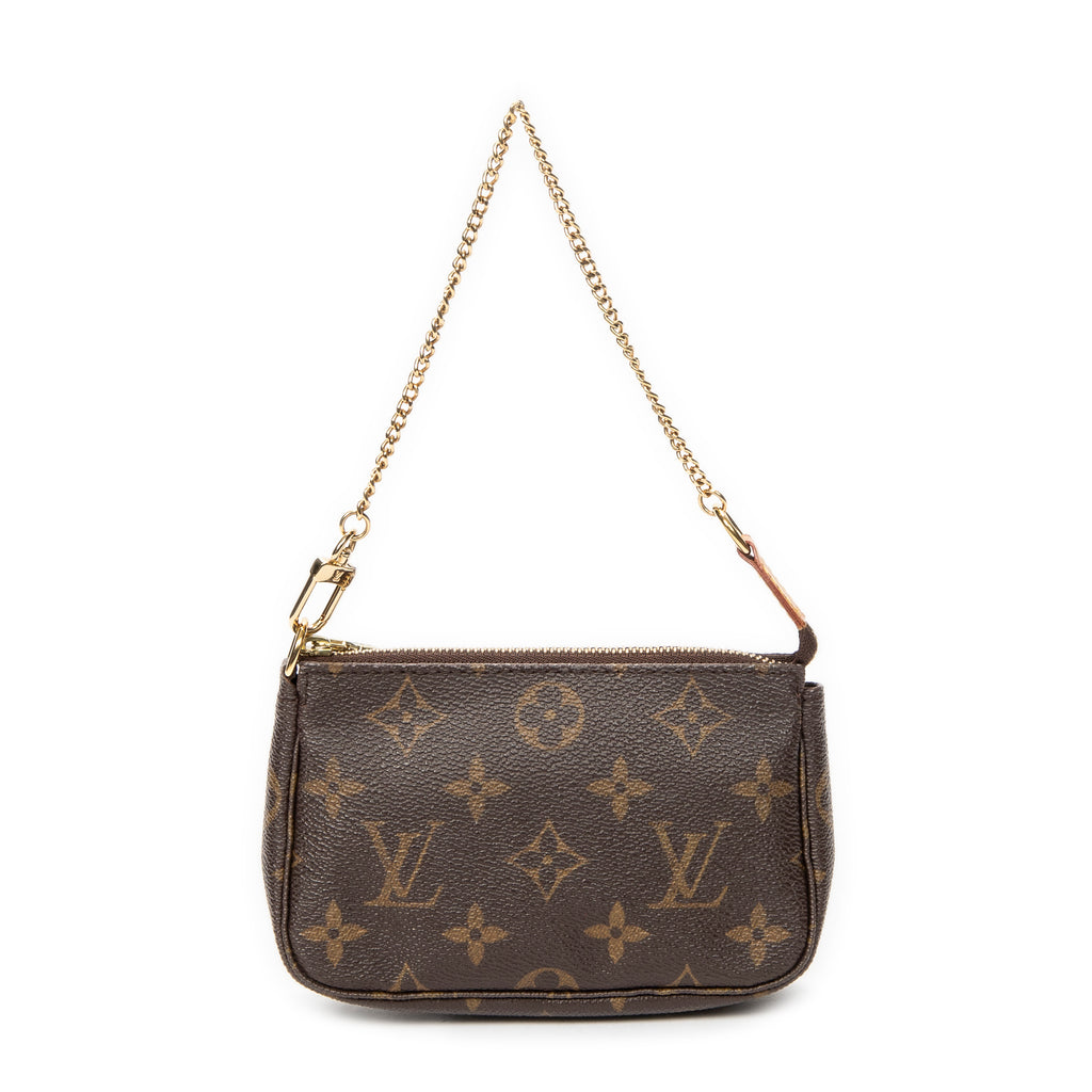 Pouch Mini Pochette Accessoires Brown Monogram Canvas