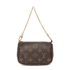 Pouch Mini Pochette Accessoires Brown Monogram Canvas