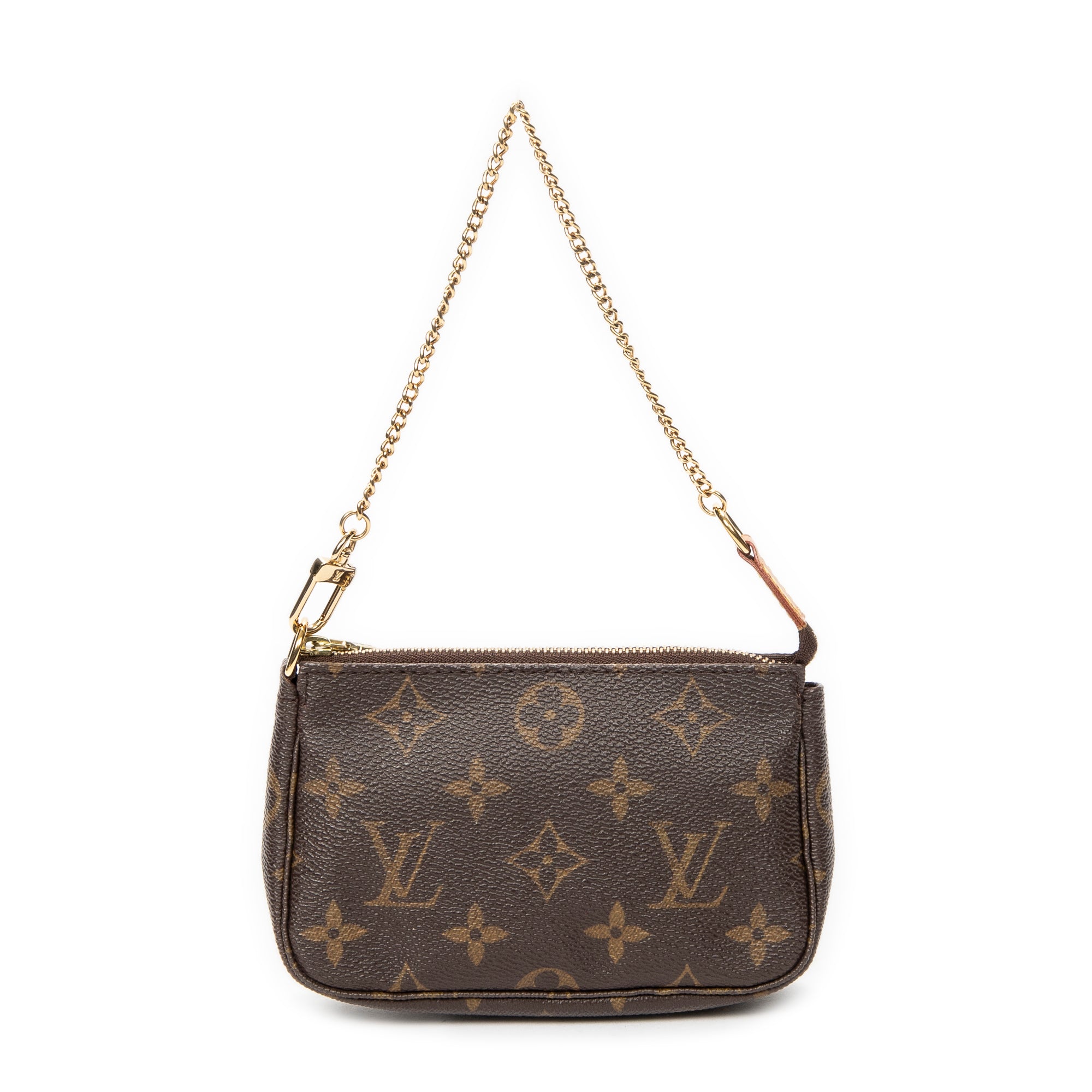 Pouch Mini Pochette Accessoires Brown Monogram Canvas