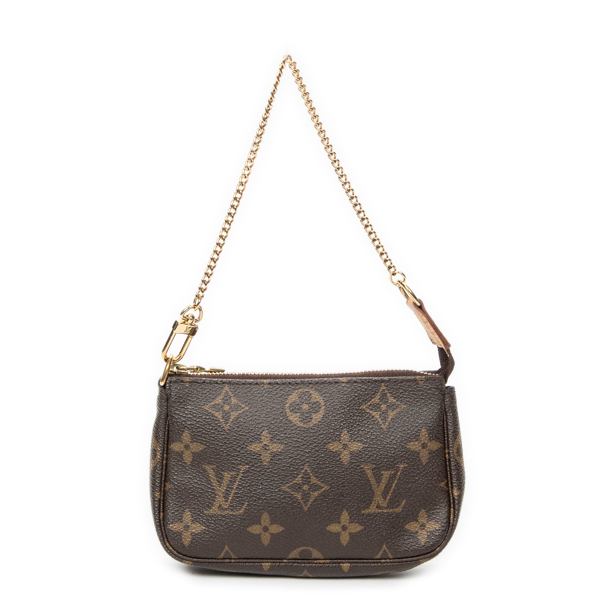 Pouch Mini Pochette Accessoires Brown Monogram Canvas