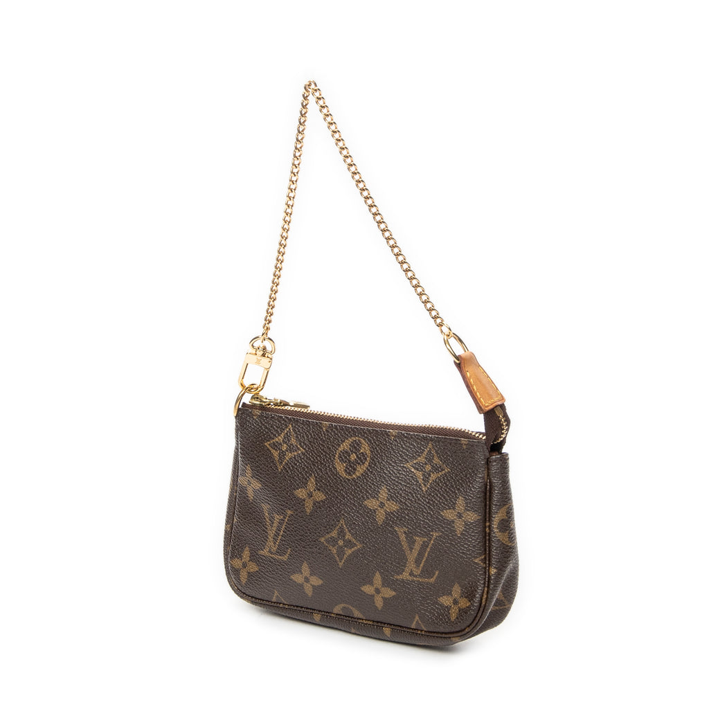 Pouch Mini Pochette Accessoires Brown Monogram Canvas