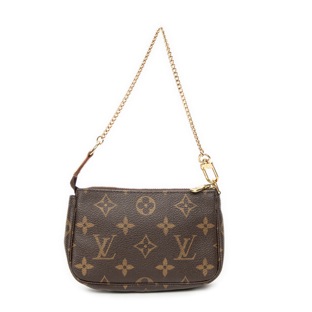 Pouch Mini Pochette Accessoires Brown Monogram Canvas