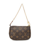 Pouch Mini Pochette Accessoires Brown Monogram Canvas