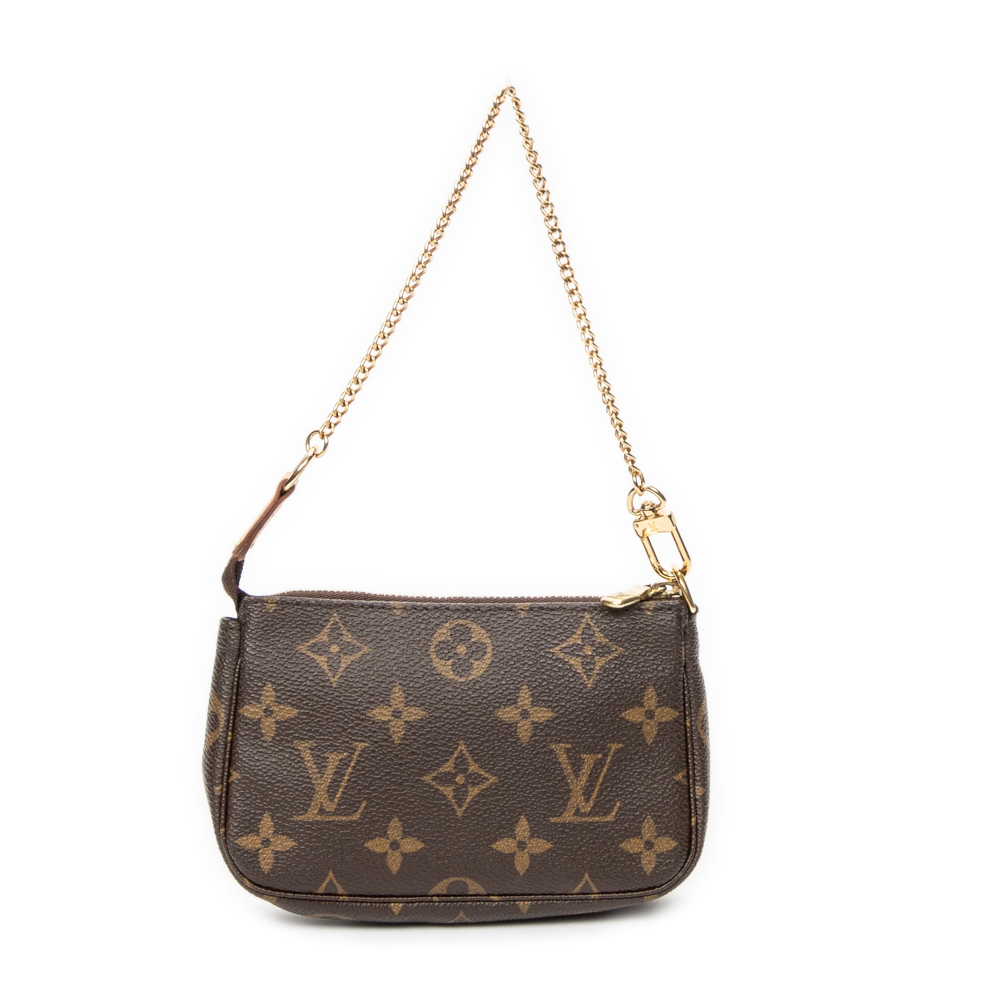 Pouch Mini Pochette Accessoires Brown Monogram Canvas