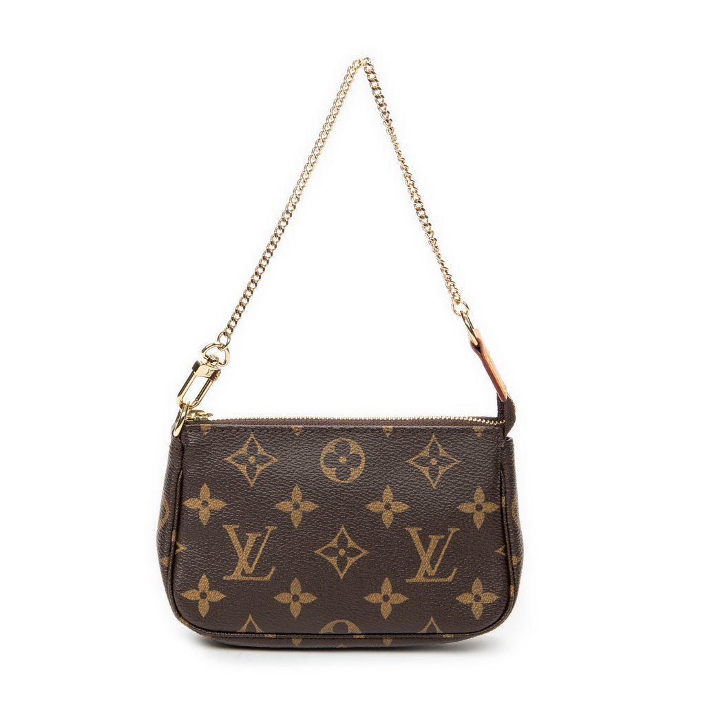 Pouch Mini Pochette Accessoires Brown Monogram Canvas
