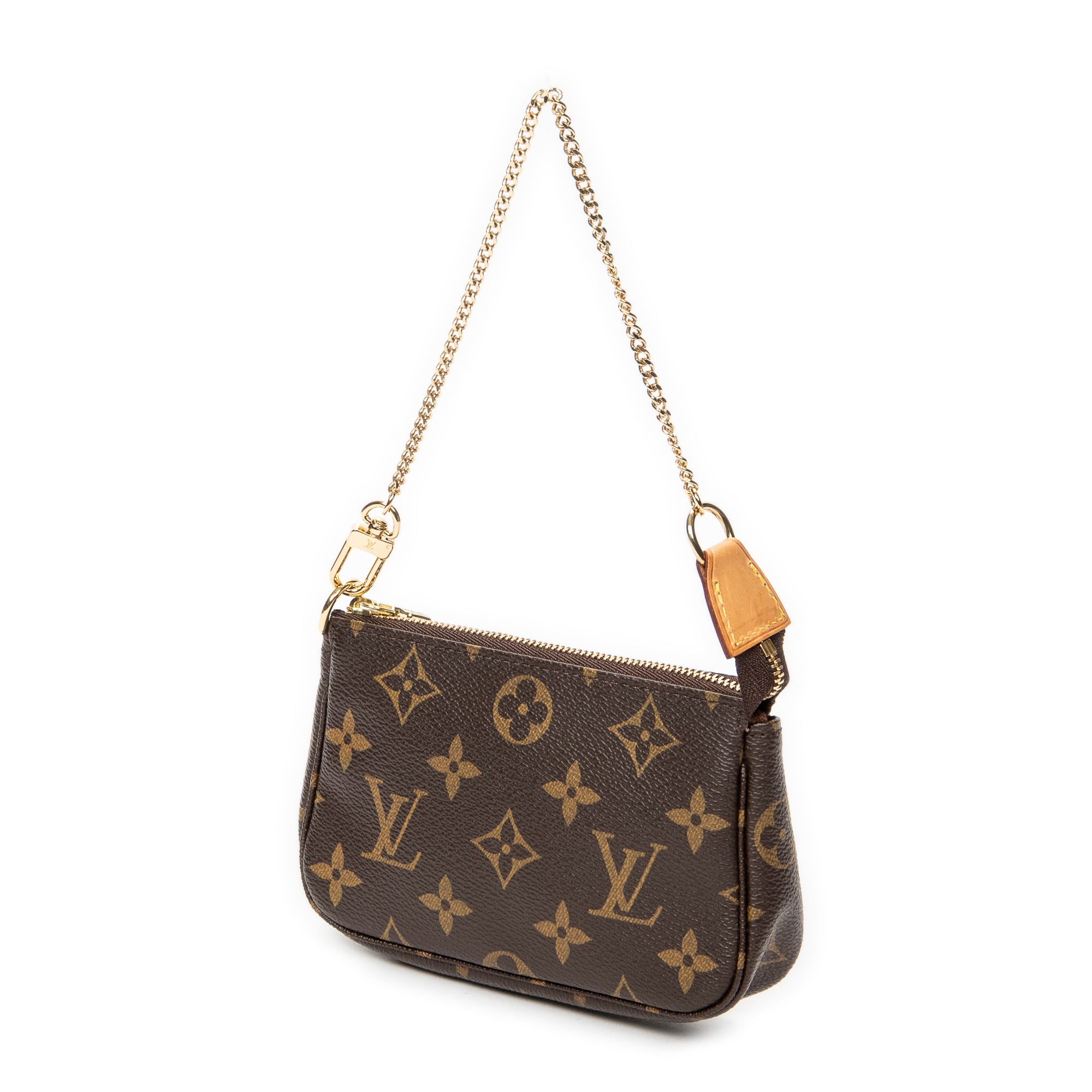 Pouch Mini Pochette Accessoires Brown Monogram Canvas
