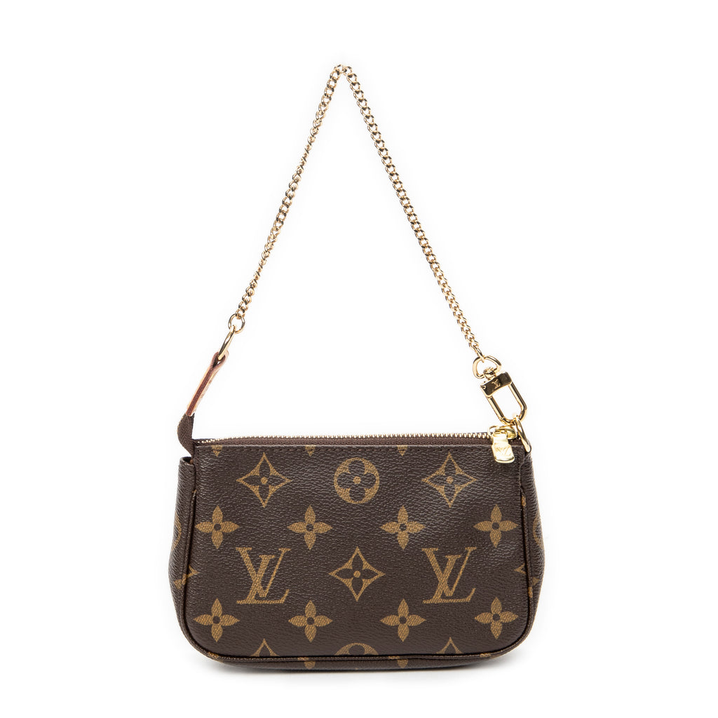 Pouch Mini Pochette Accessoires Brown Monogram Canvas