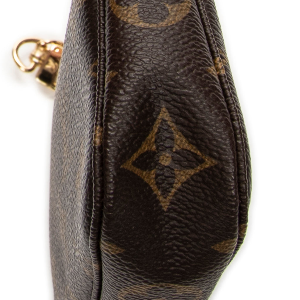 Pouch Mini Pochette Accessoires Brown Monogram Canvas