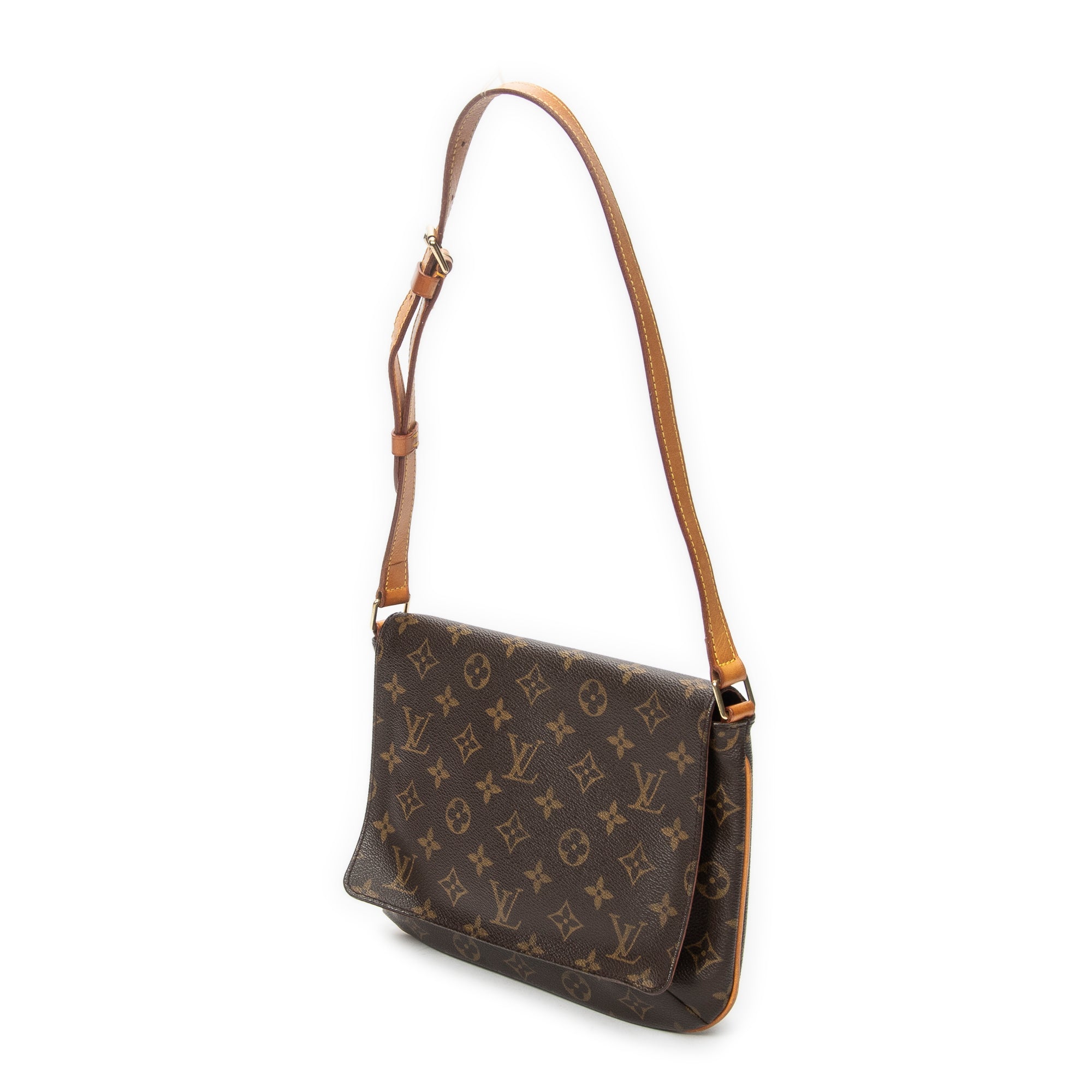 Shoulder Bag Musette Tango Brown Monogram Canvas