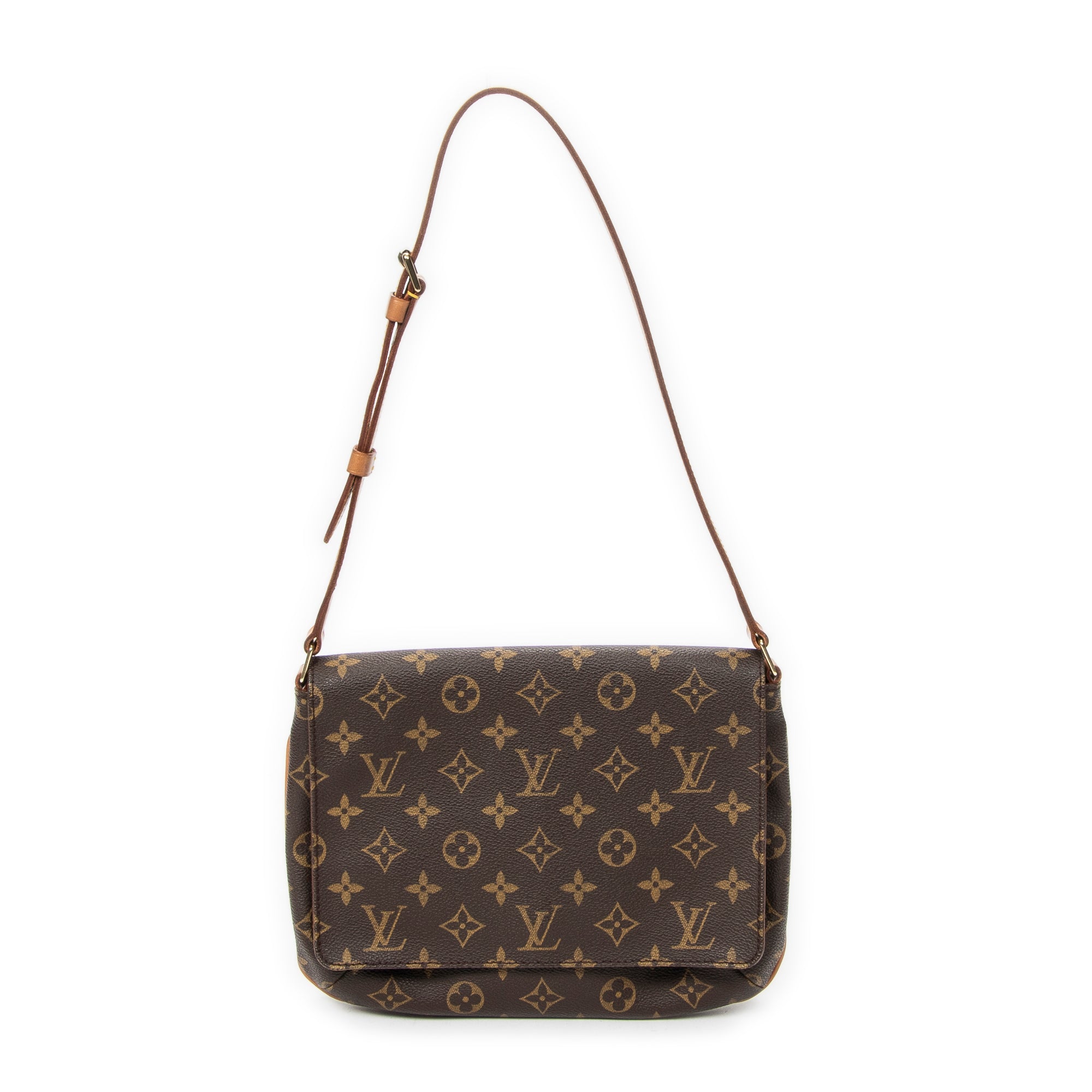Shoulder Bag Musette Tango Brown Monogram Canvas