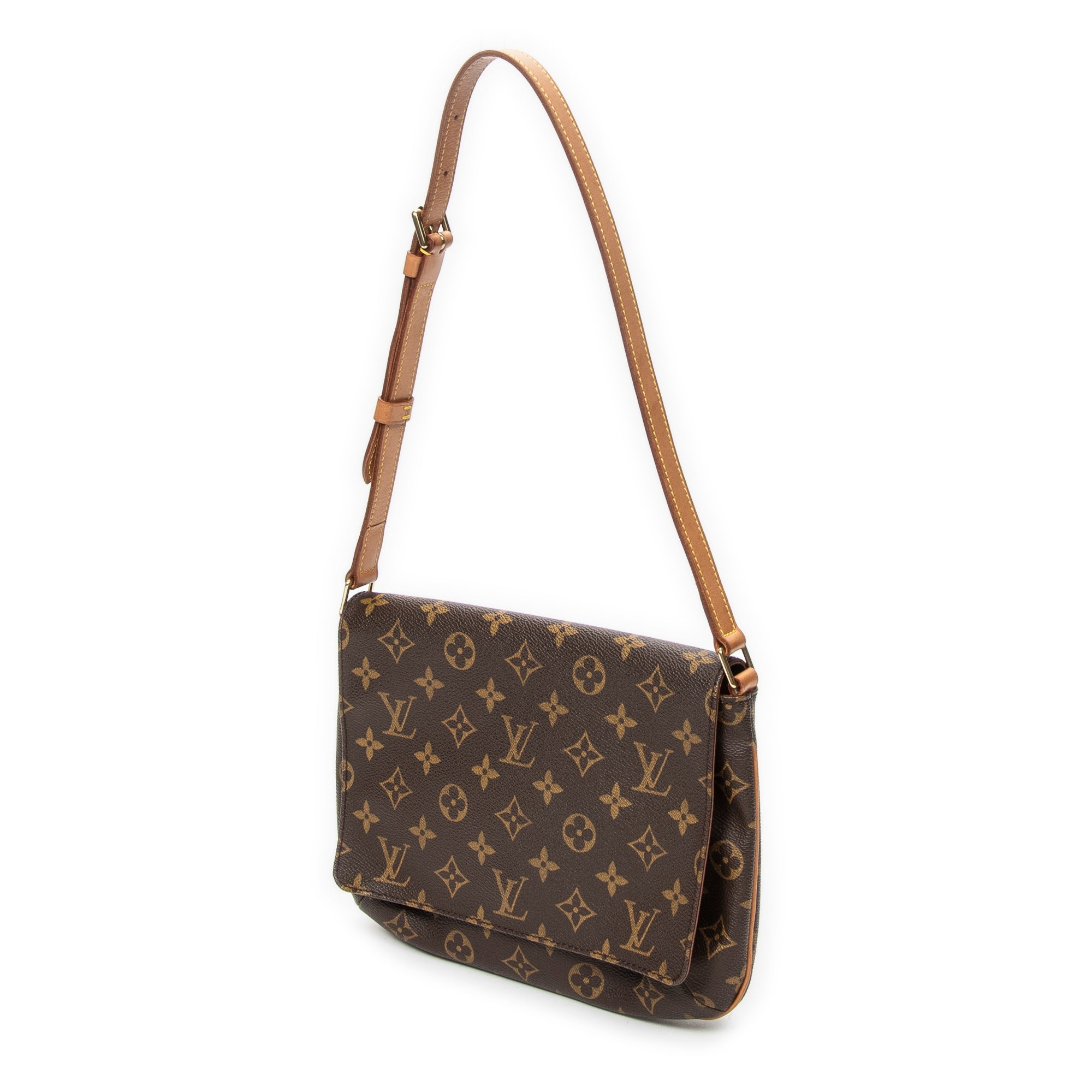 Shoulder Bag Musette Tango Brown Monogram Canvas