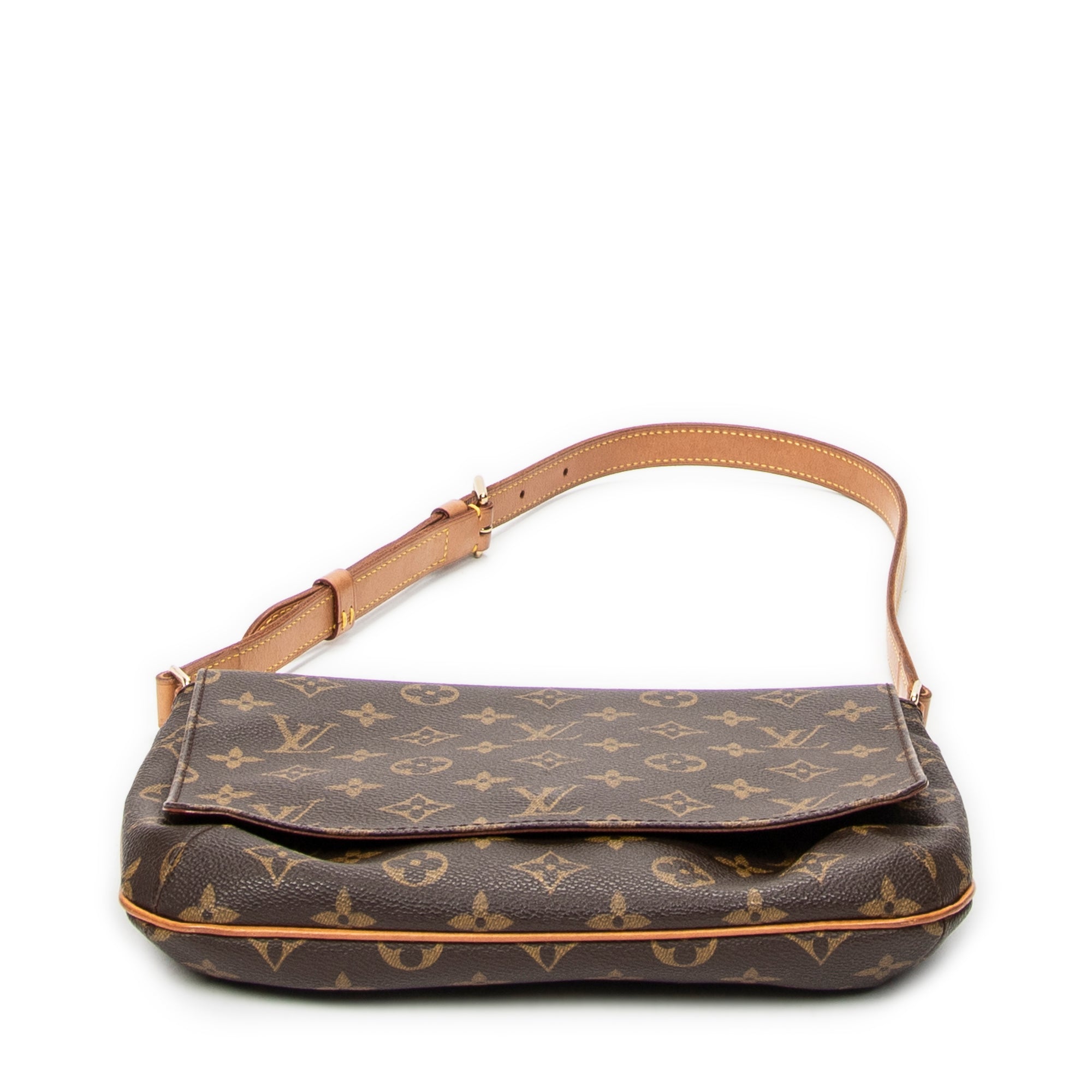 Shoulder Bag Musette Tango Brown Monogram Canvas