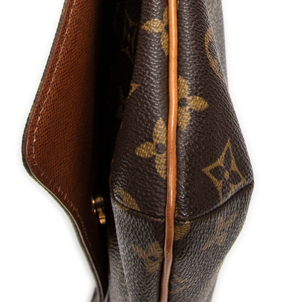 Shoulder Bag Musette Tango Brown Monogram Canvas