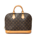 Handbag Alma PM Brown Monogram Canvas