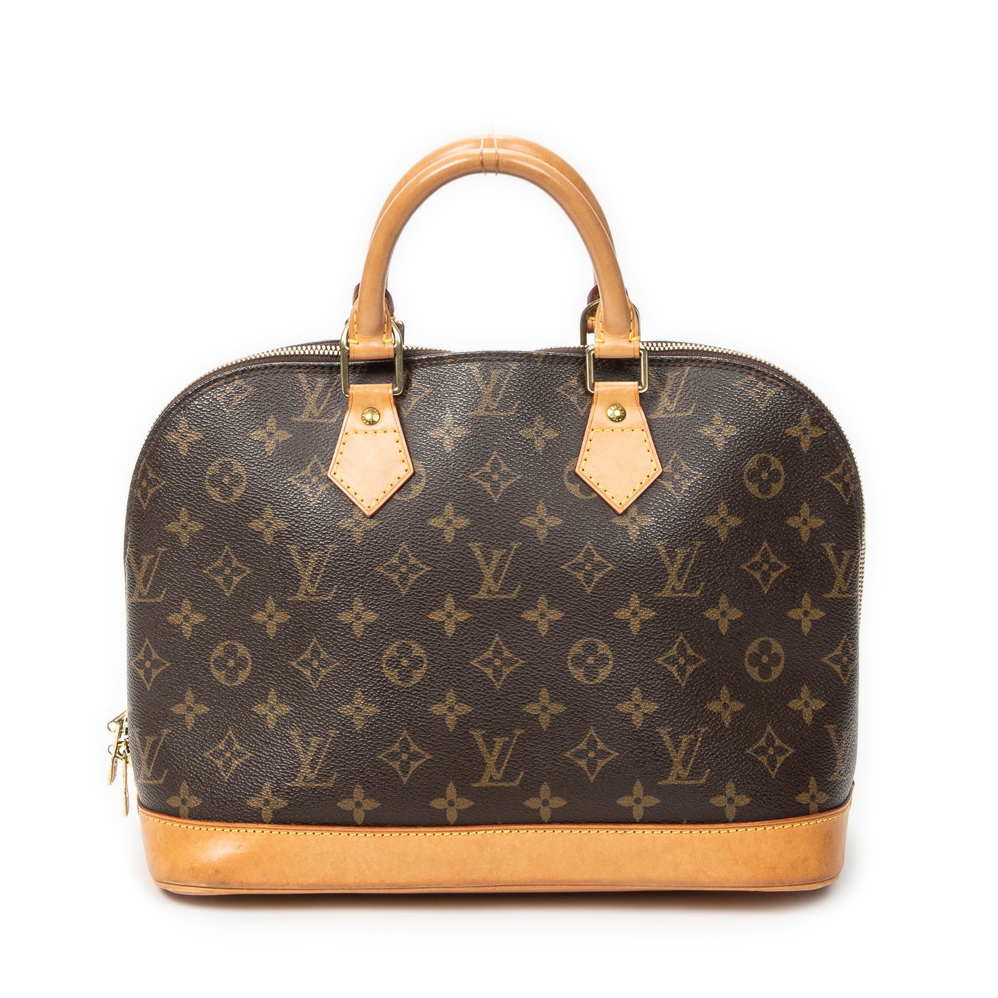 Handbag Alma PM Brown Monogram Canvas