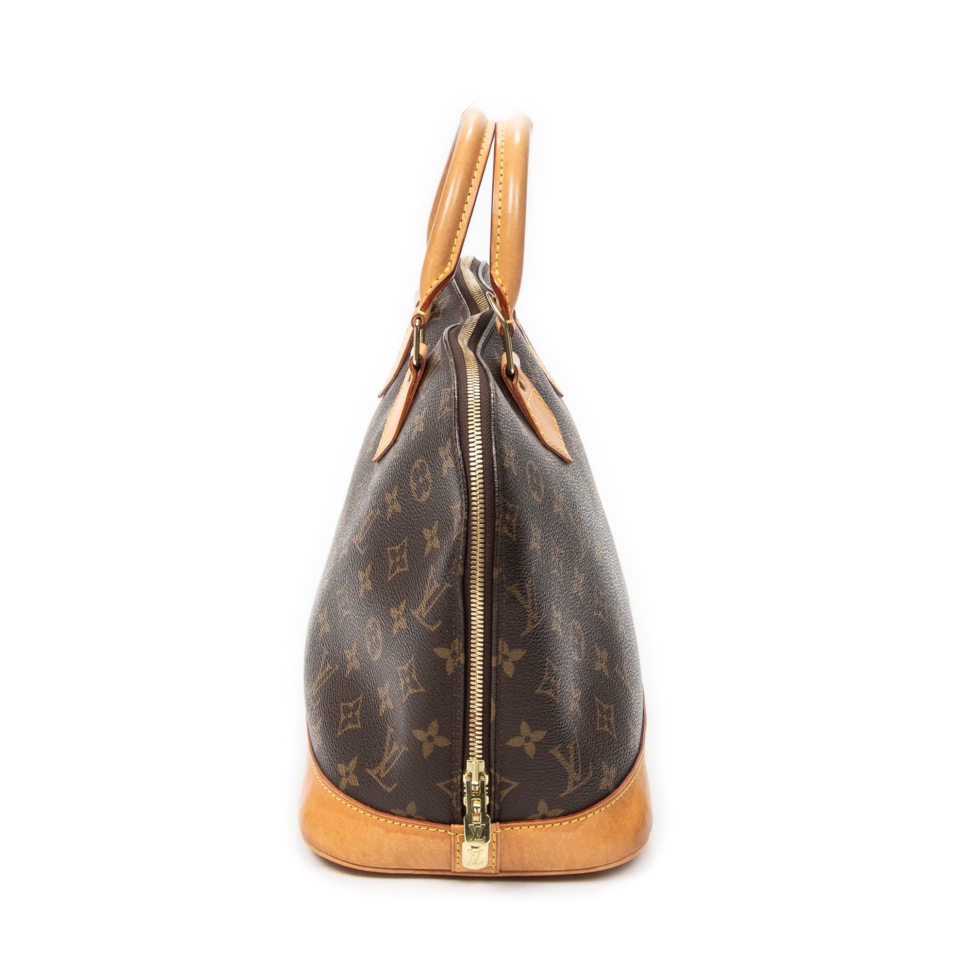 Handbag Alma PM Brown Monogram Canvas