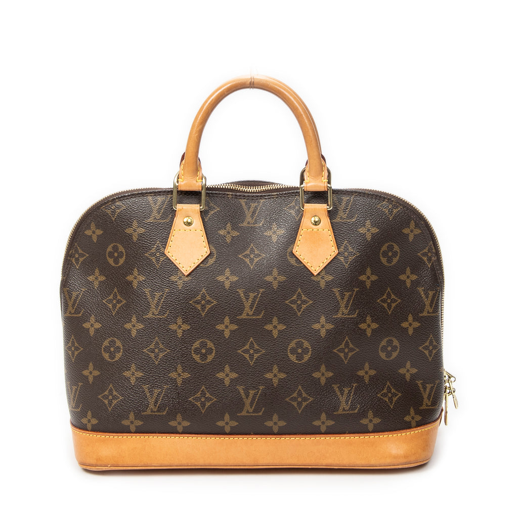 Handbag Alma PM Brown Monogram Canvas