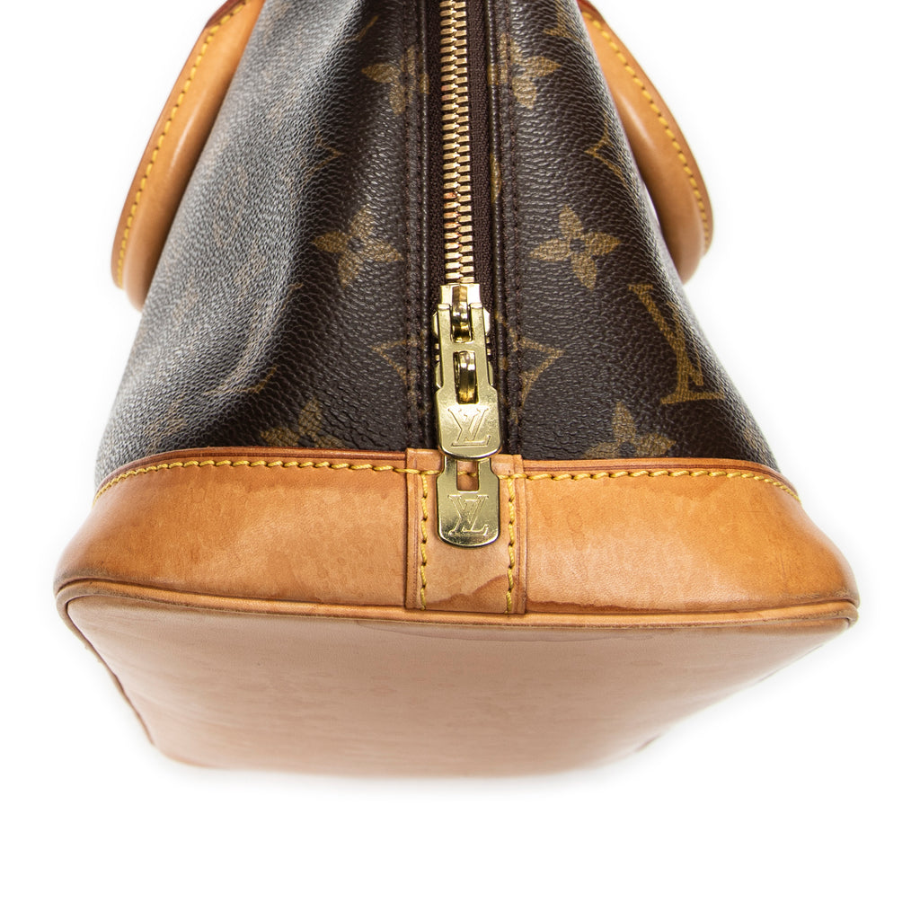 Handbag Alma PM Brown Monogram Canvas