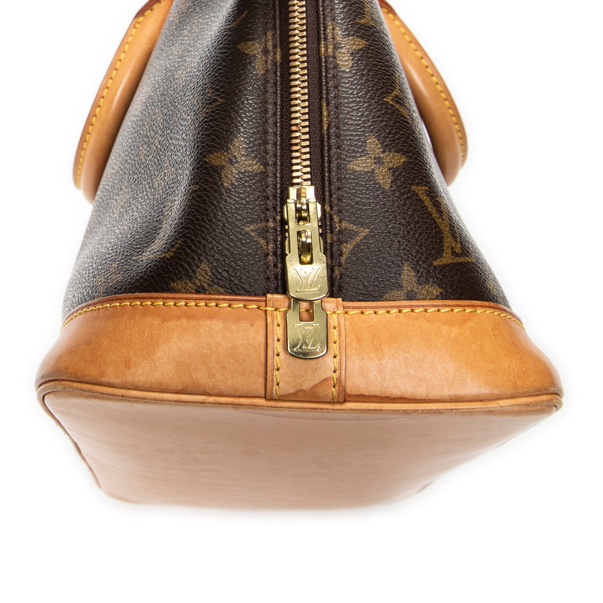 Handbag Alma PM Brown Monogram Canvas