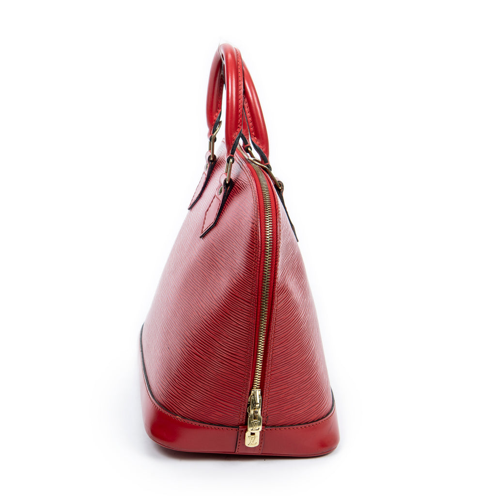 Handbag Alma PM Red Epi