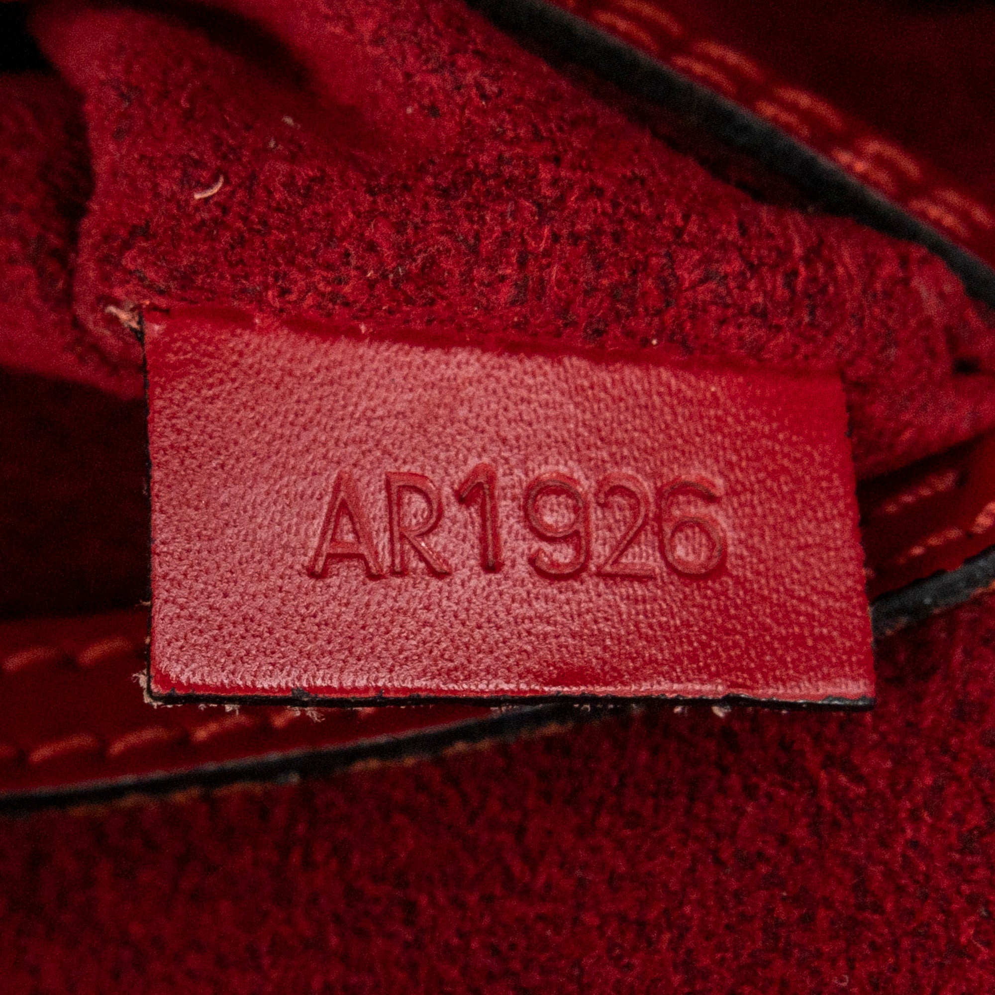 Handbag Alma PM Red Epi