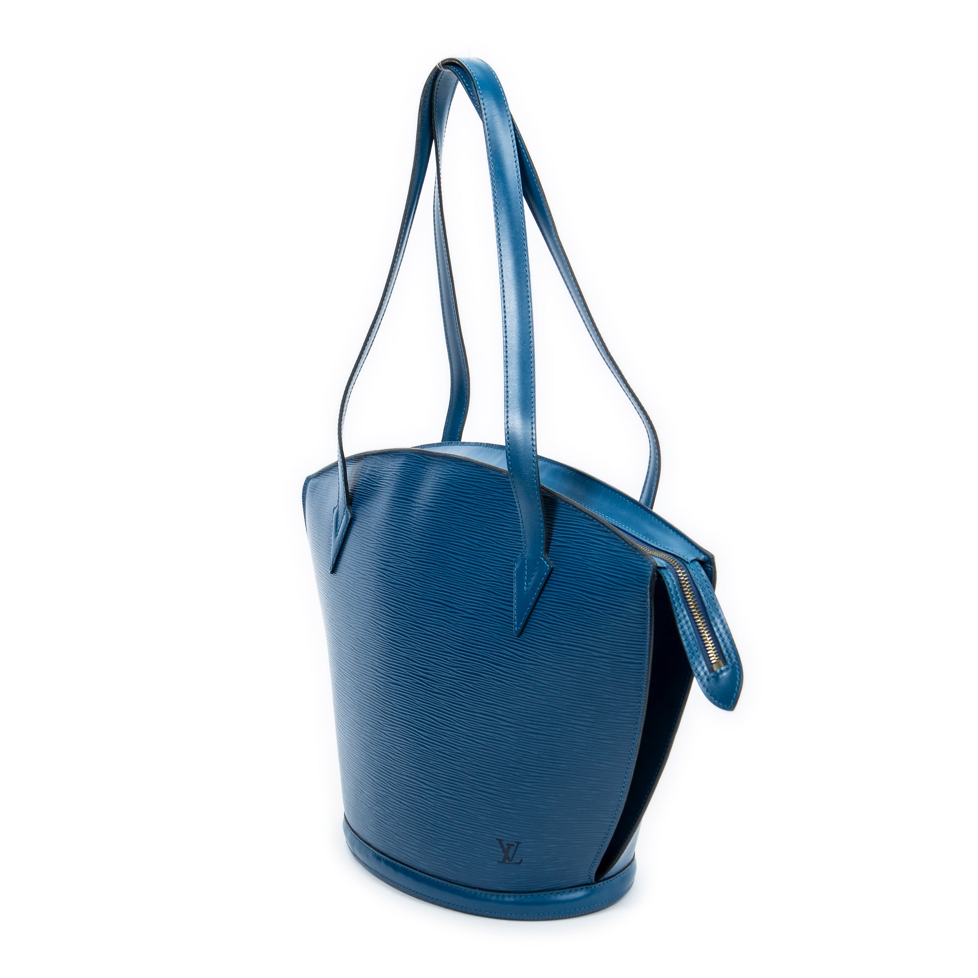 Shoulder Bag St-Jacques Shopping GM Blue Epi