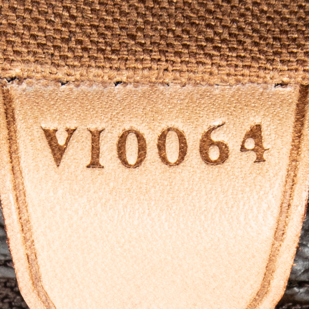 Sac Porté Épaule Cabas Piano Toile Monogram Marron