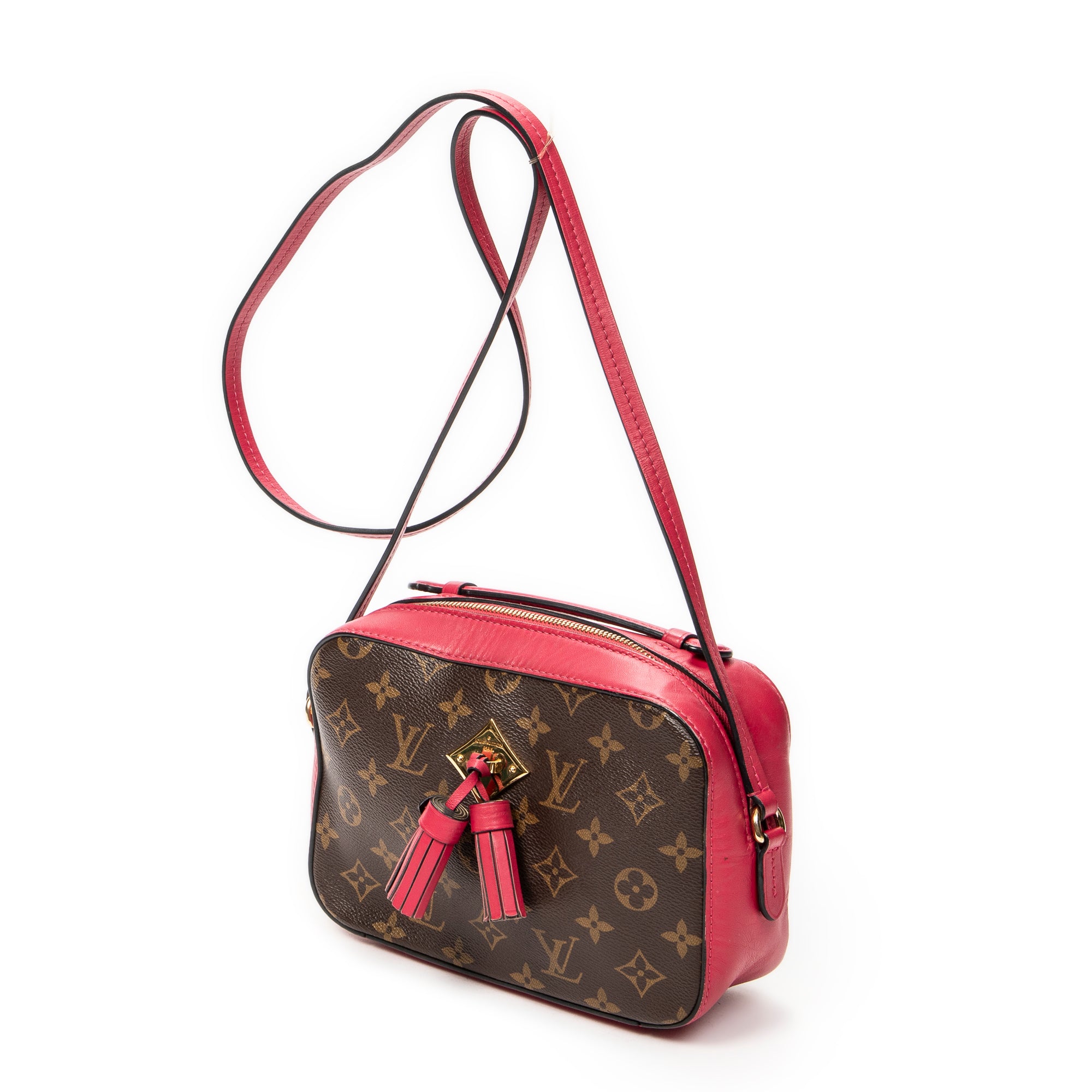 Shoulder Bag Saintonge Brown Monogram Canvas