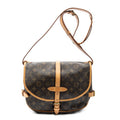 Shoulder Bag Saumur MM Brown Monogram Canvas