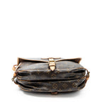 Shoulder Bag Saumur MM Brown Monogram Canvas