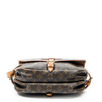 Shoulder Bag Saumur MM Brown Monogram Canvas