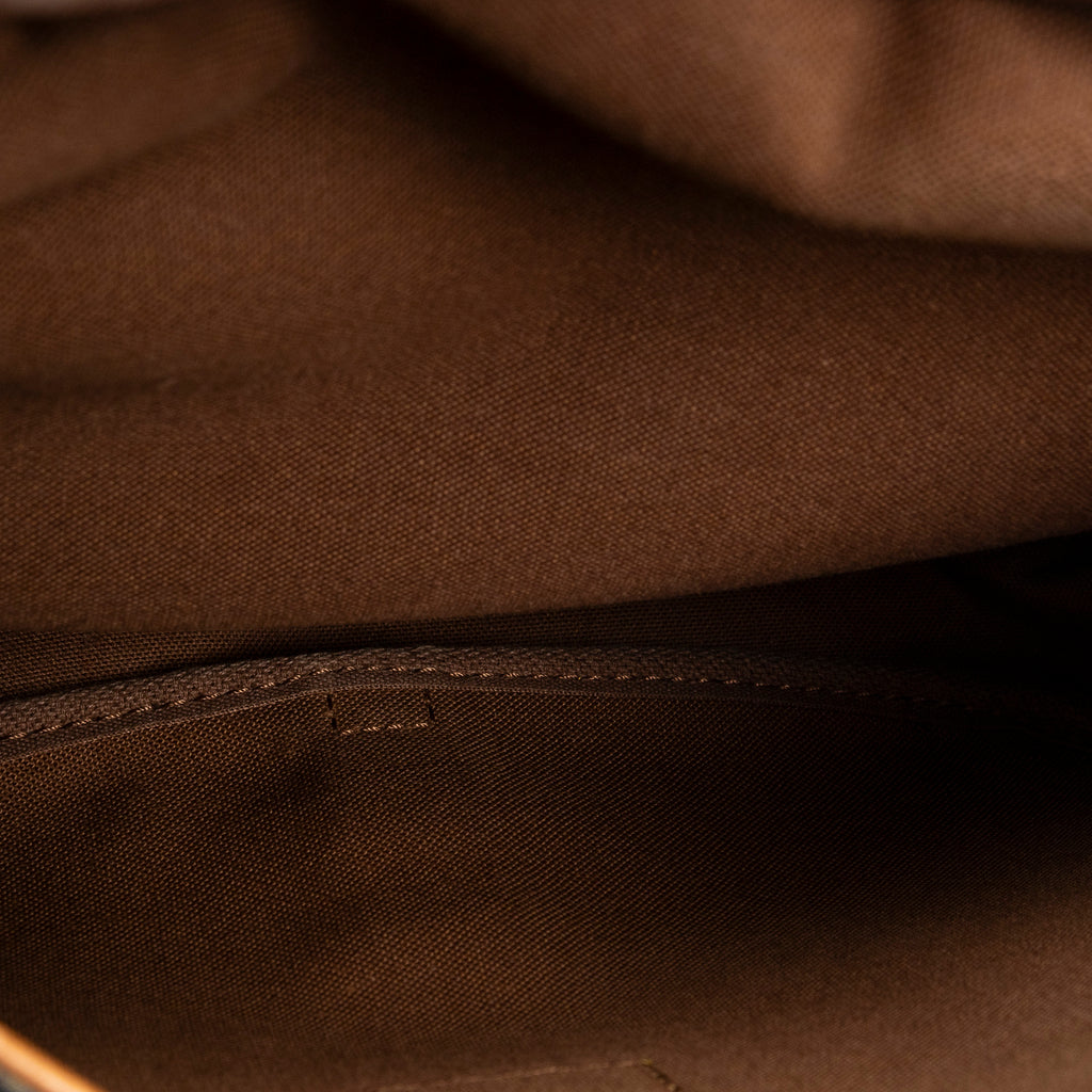 Shoulder Bag Saumur MM Brown Monogram Canvas