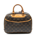 Handbag Trouville Brown Monogram Canvas