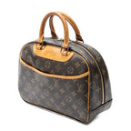 Handbag Trouville Brown Monogram Canvas
