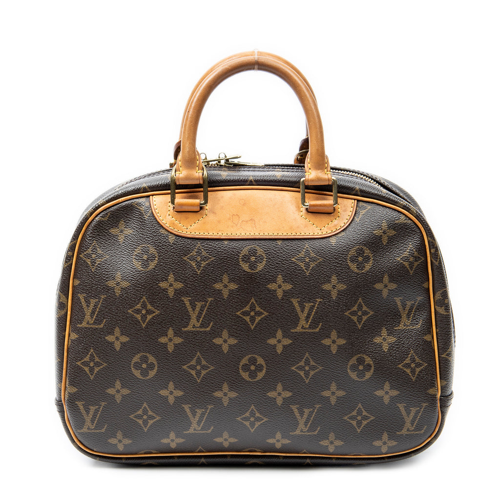 Handbag Trouville Brown Monogram Canvas