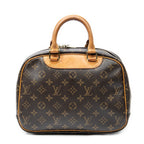 Handbag Trouville Brown Monogram Canvas