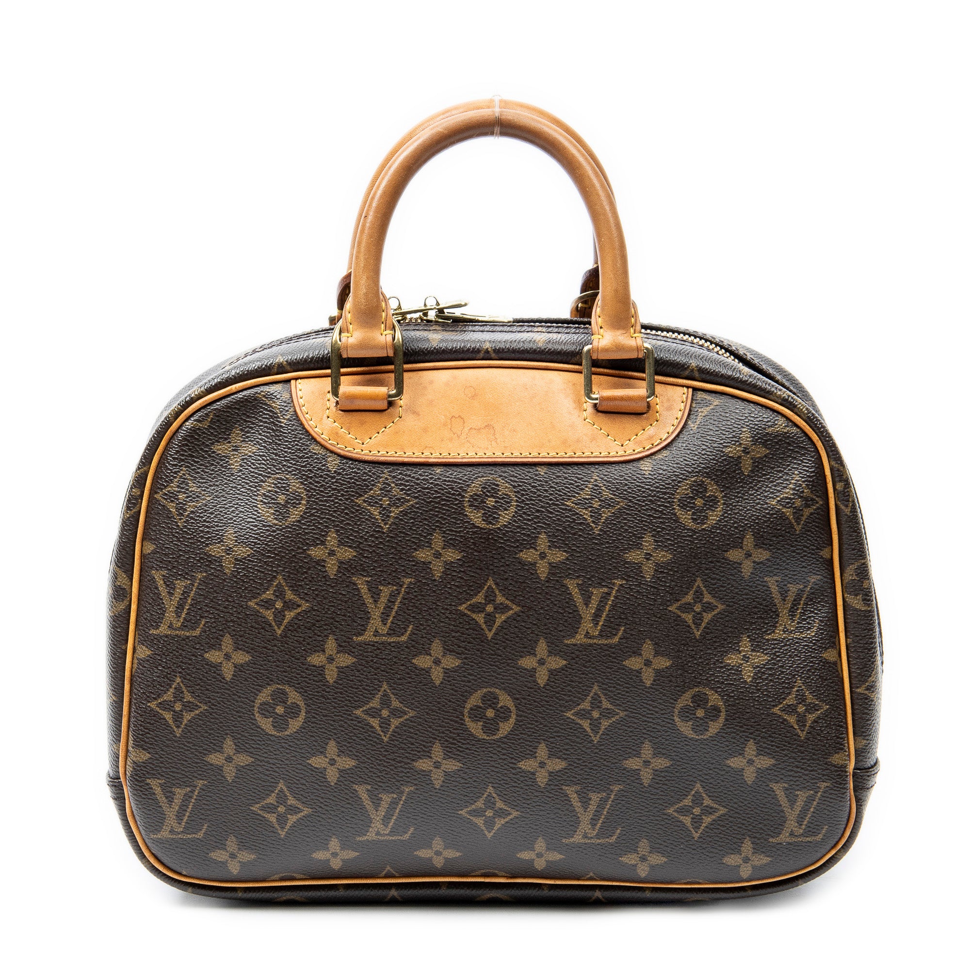 Handbag Trouville Brown Monogram Canvas