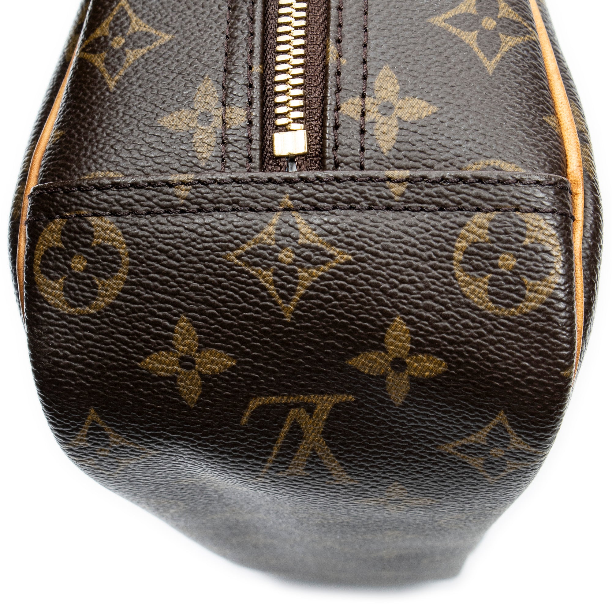 Handbag Trouville Brown Monogram Canvas