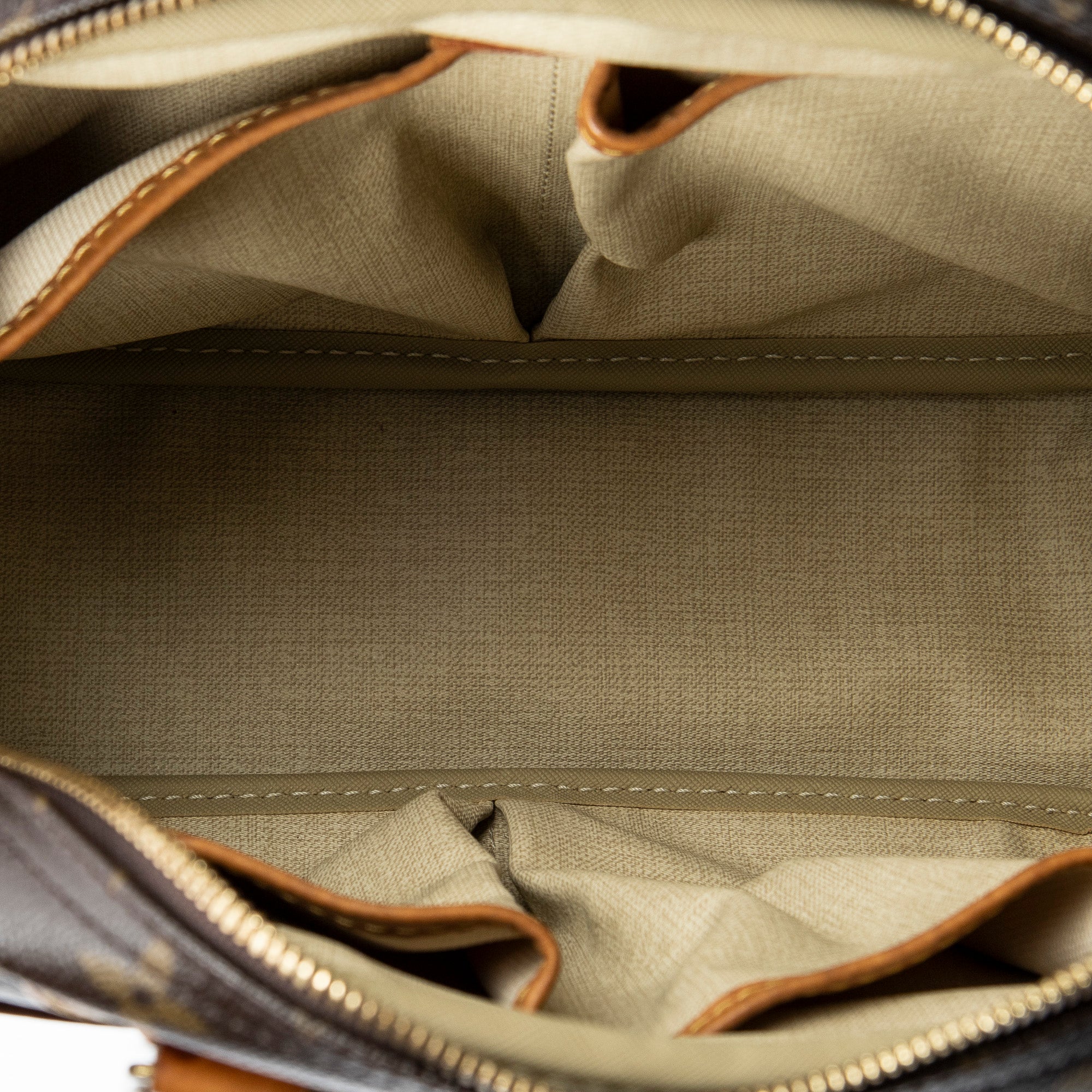 Handbag Trouville Brown Monogram Canvas