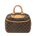 Handbag Trouville Brown Monogram Canvas