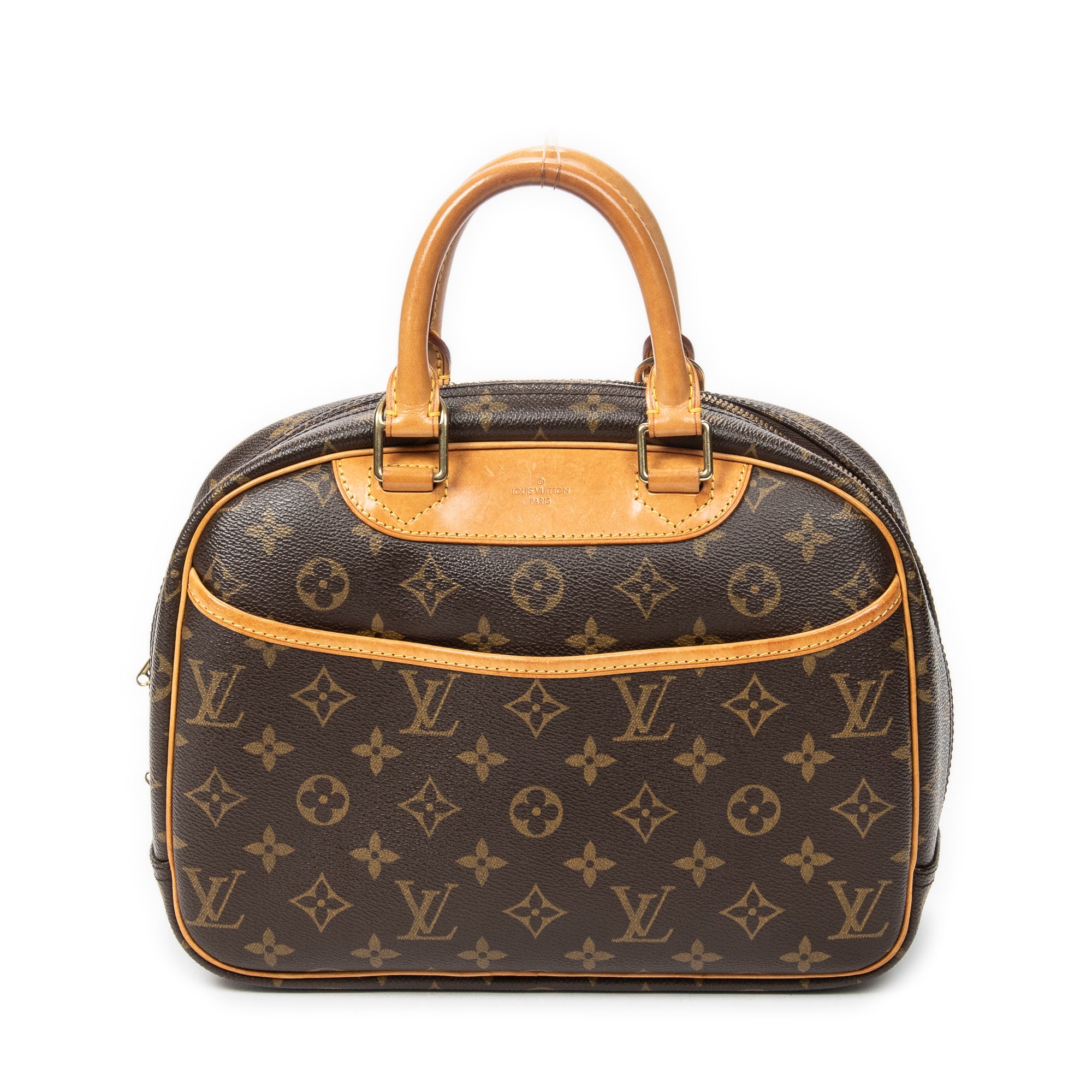 Handbag Trouville Brown Monogram Canvas