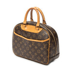 Handbag Trouville Brown Monogram Canvas