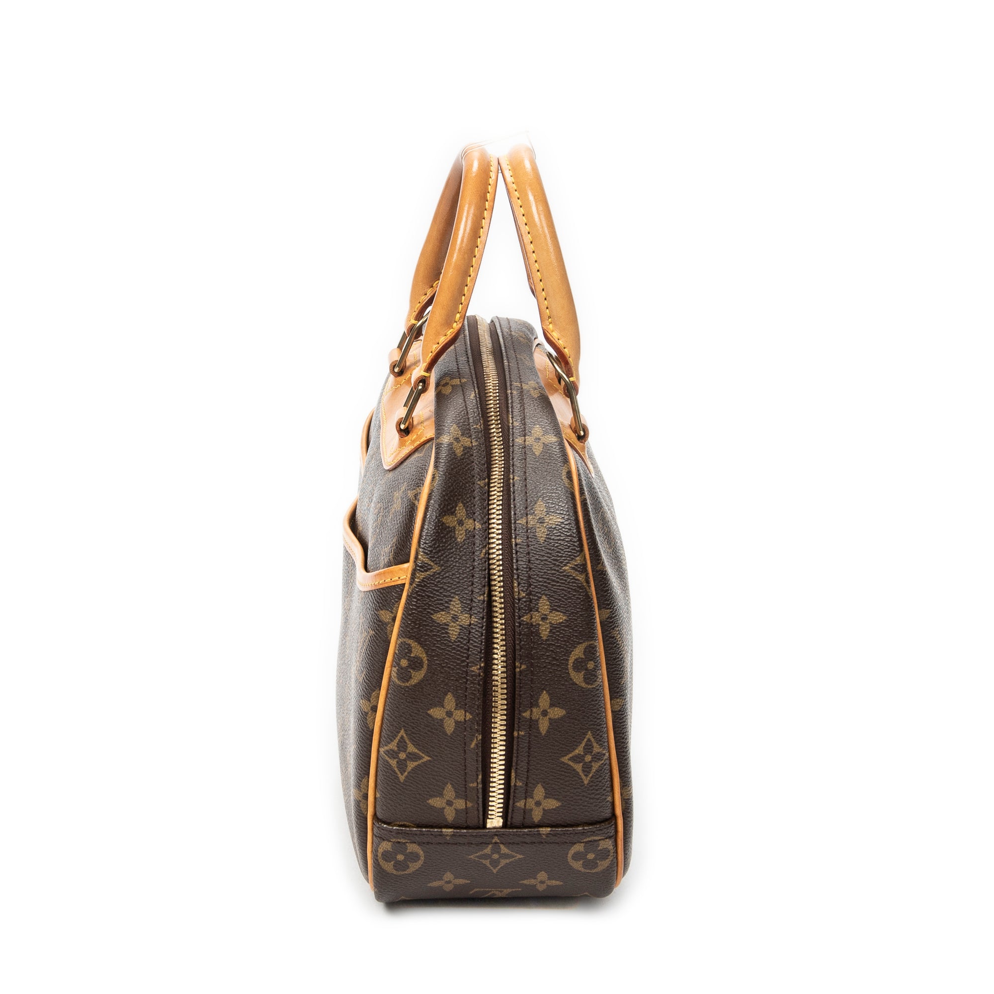 Handbag Trouville Brown Monogram Canvas