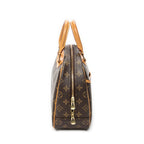 Handbag Trouville Brown Monogram Canvas