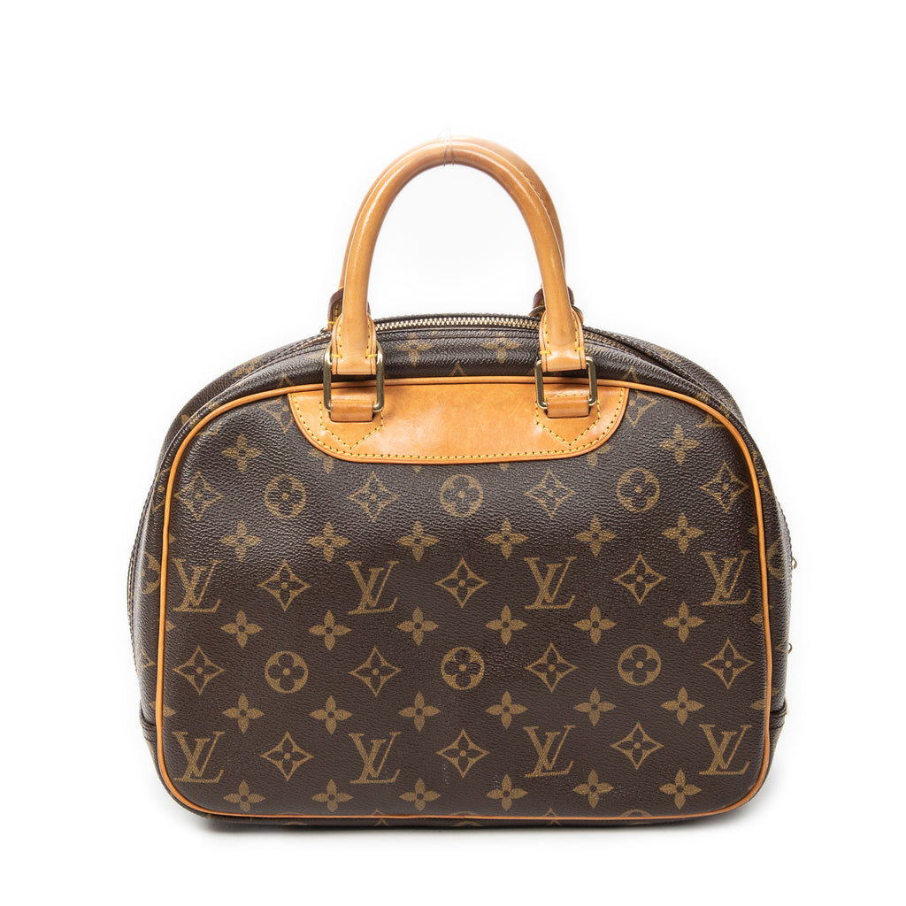 Handbag Trouville Brown Monogram Canvas