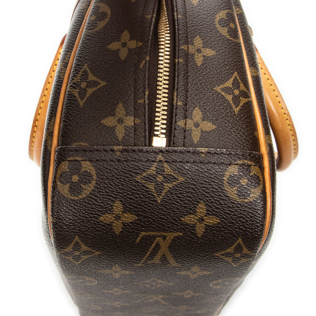 Handbag Trouville Brown Monogram Canvas