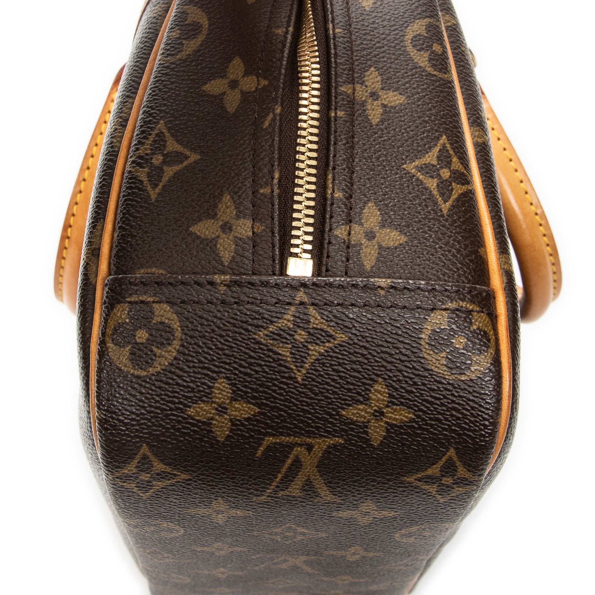 Handbag Trouville Brown Monogram Canvas